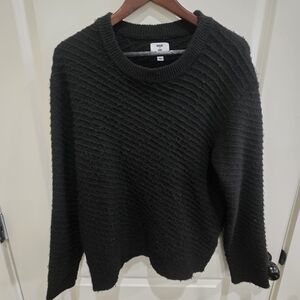 Classic Black Crewneck Sweater